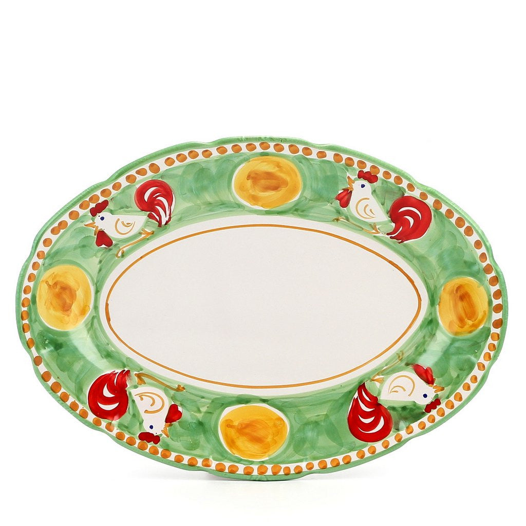 VIETRI: CAMPAGNA Gallina Oval Platter - tops-selection.shop