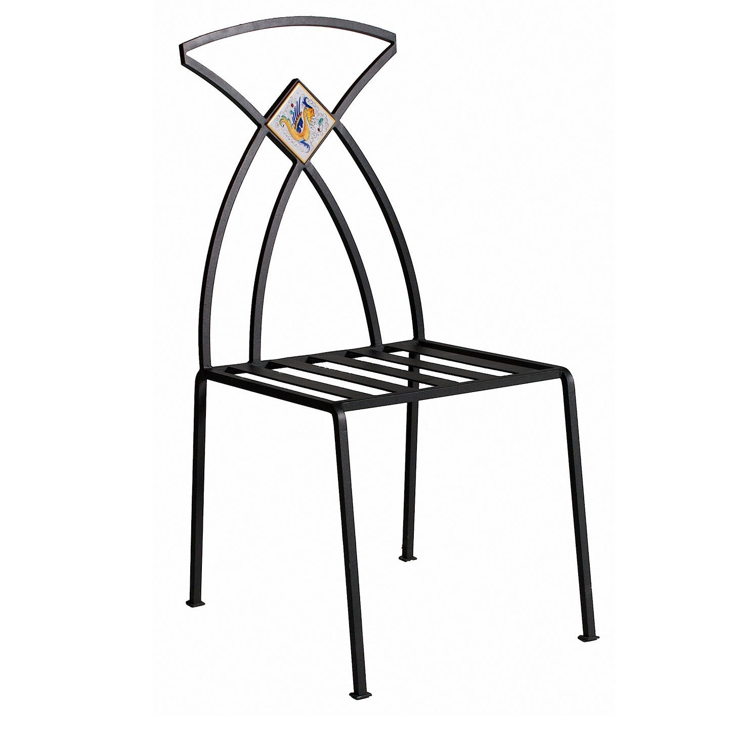 WROUGHT IRON CHAIR: Giunone Design - tops-selection.shop