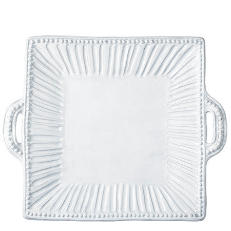 VIETRI: Incanto Stripe Sq Handled Platter - tops-selection.shop
