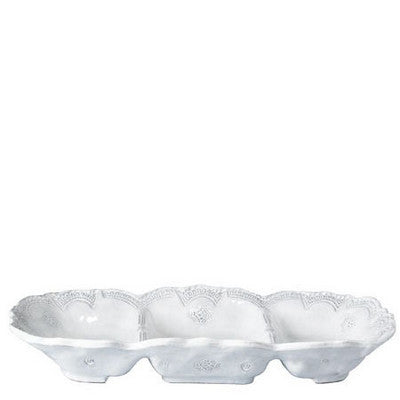 VIETRI: Incanto Lace Med 3 Part Server - tops-selection.shop