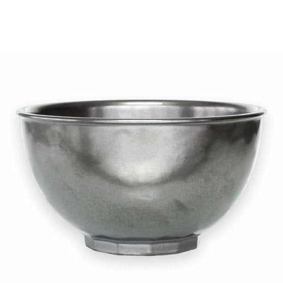 JULISKA: Pewter Stoneware Cereal/Ice Cream Bowl - tops-selection.shop