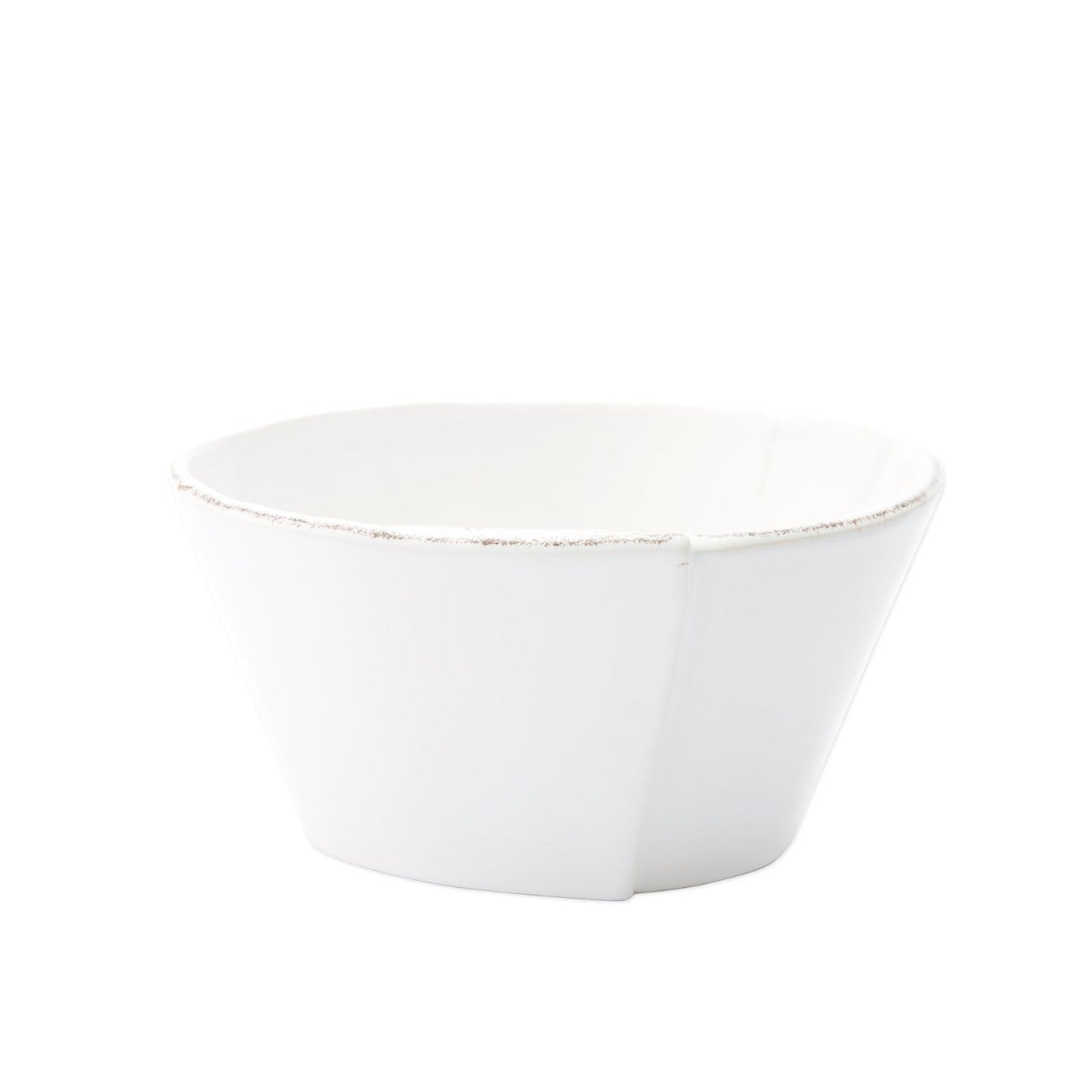VIETRI: Lastra White Stacking Cereal Bowl - tops-selection.shop