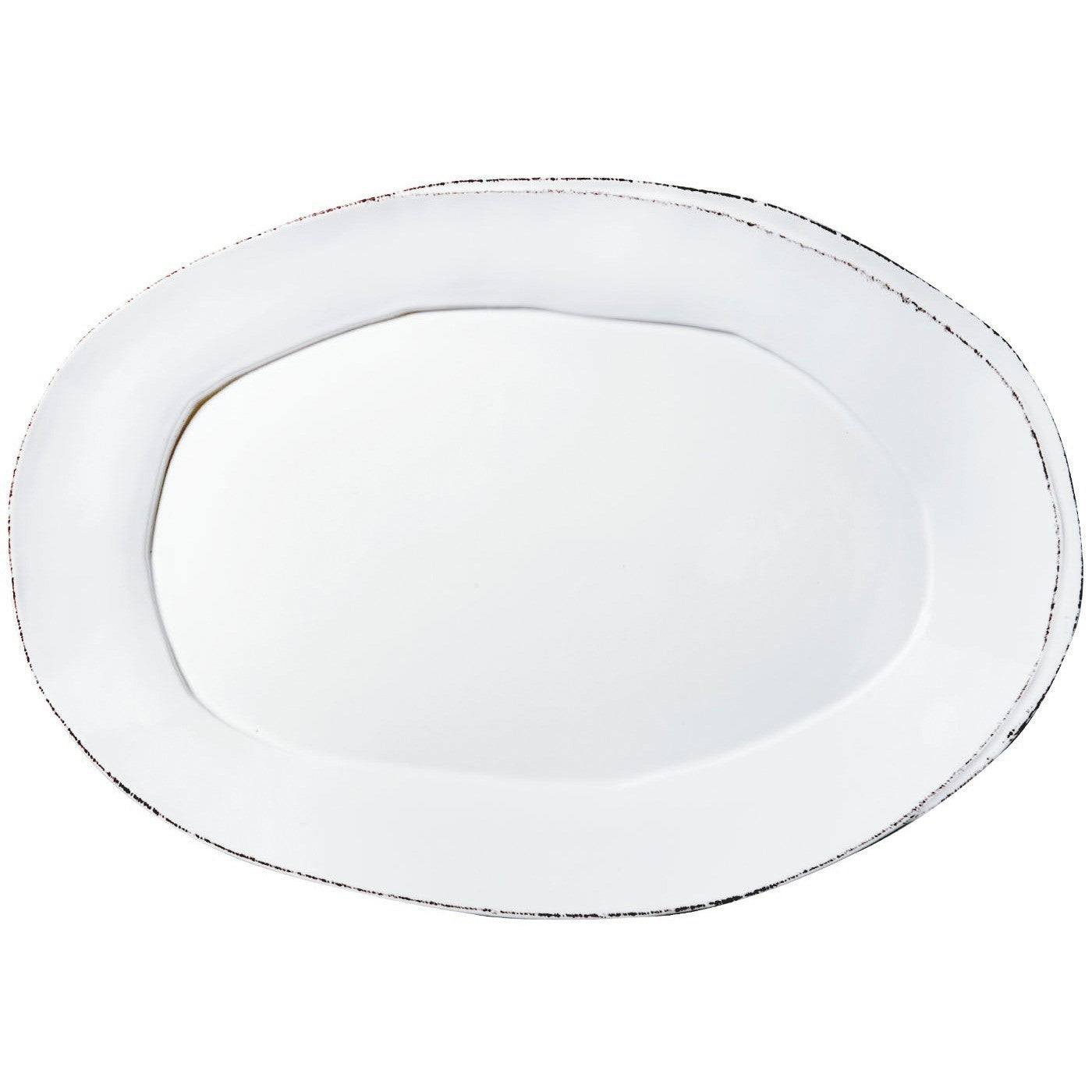 VIETRI: Lastra White Oval Platter - tops-selection.shop