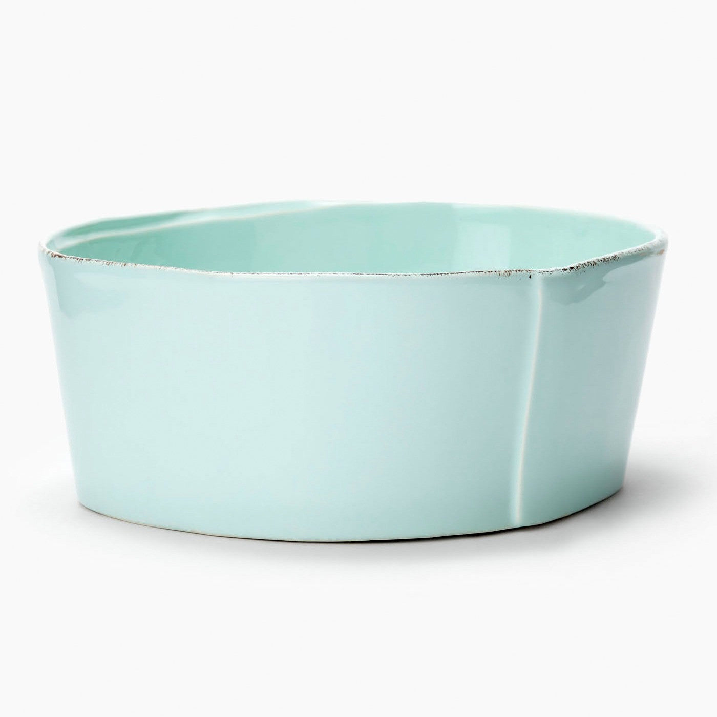 VIETRI: Lastra Aqua Medium Serving Bowl - tops-selection.shop