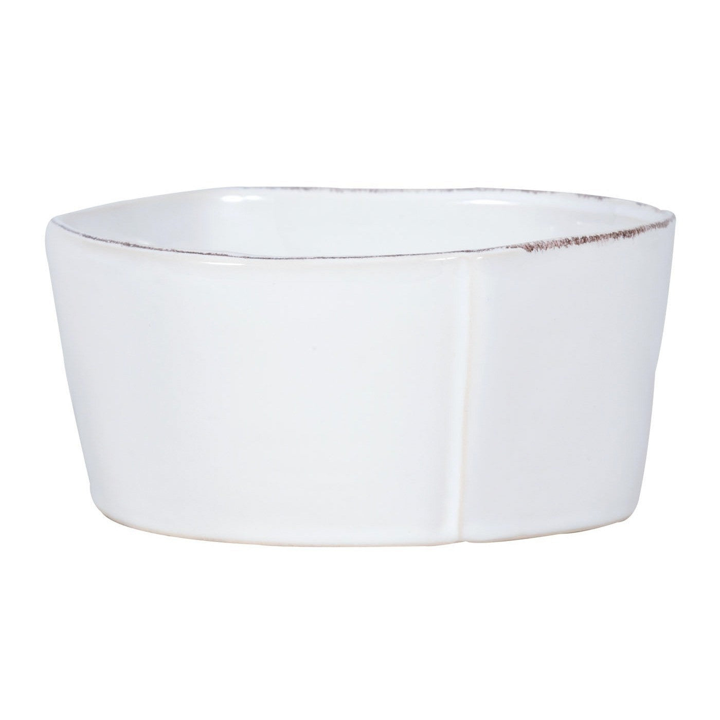 VIETRI: Lastra White Medium Serving Bowl - tops-selection.shop