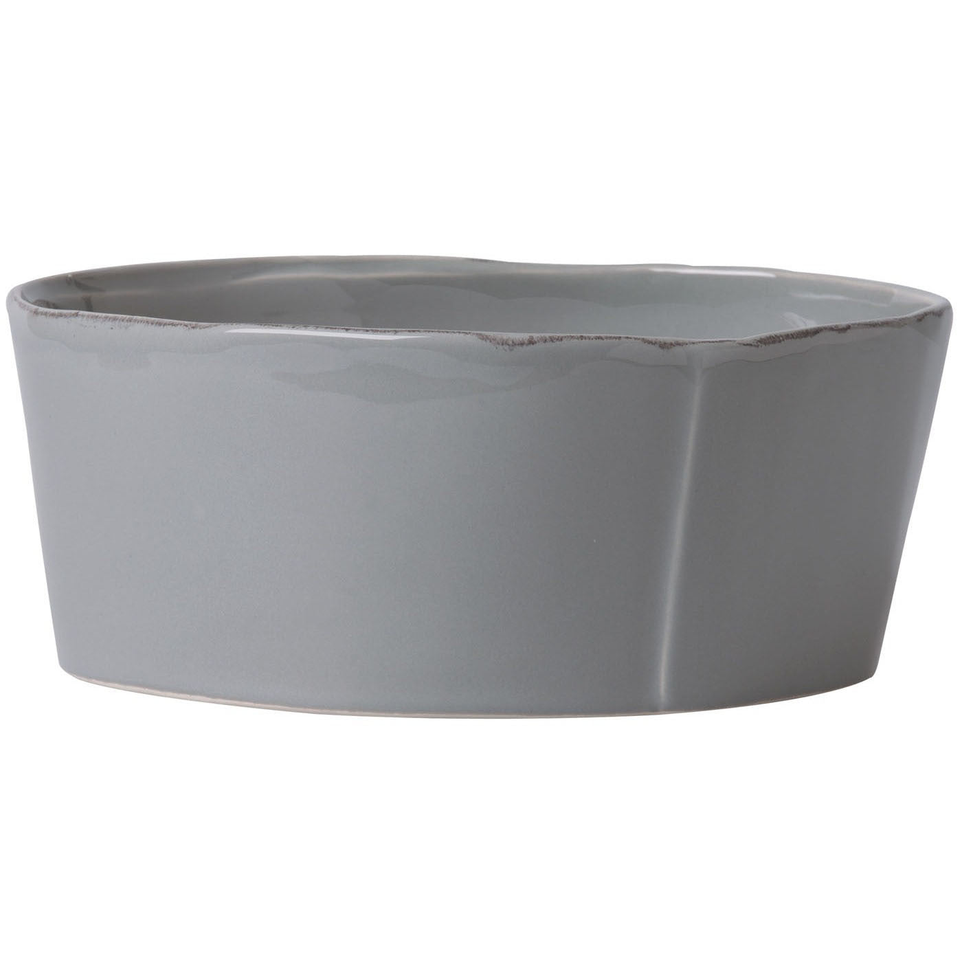 VIETRI: Lastra Gray Large Serving Bowl - tops-selection.shop