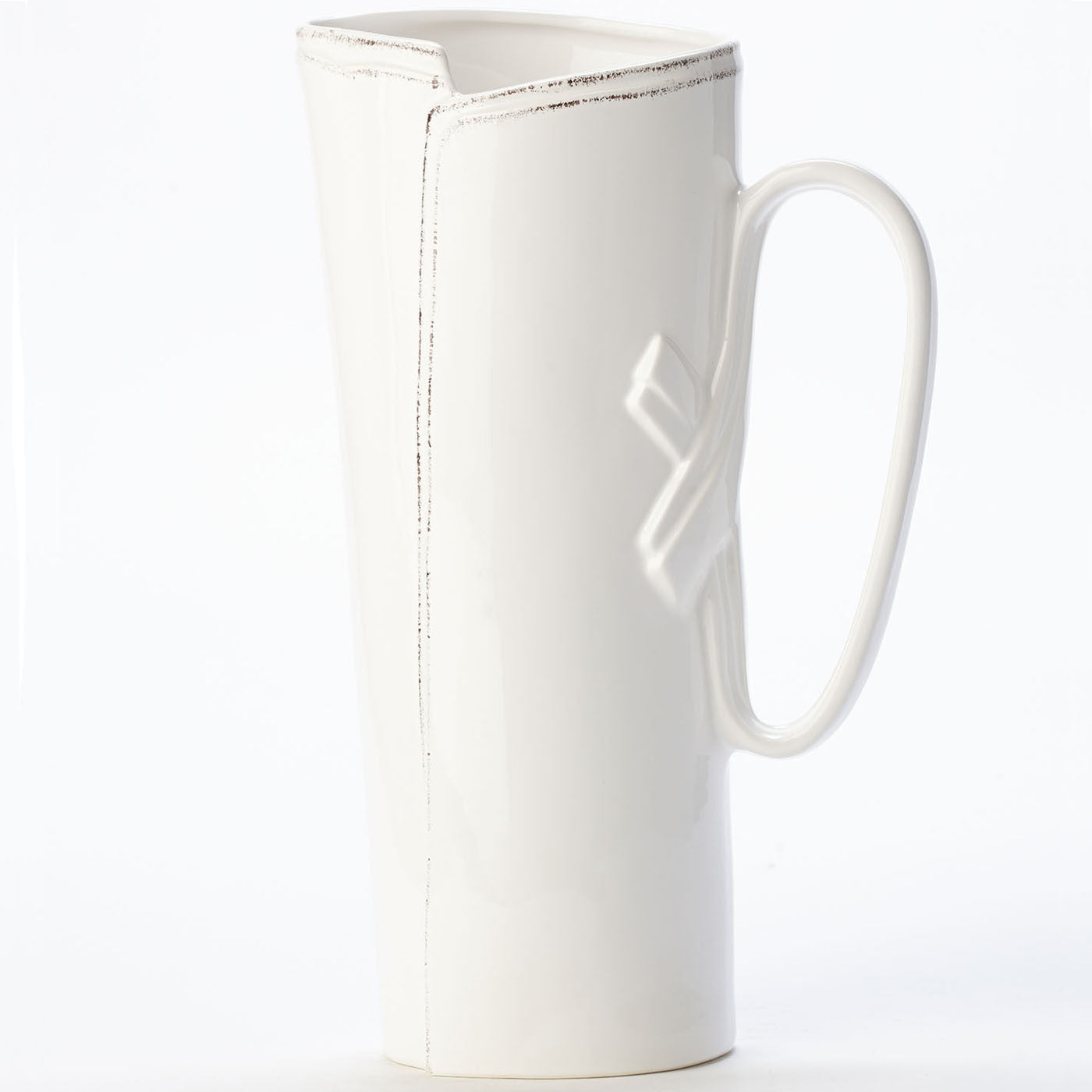 VIETRI: Lastra White Tavern Pitcher - tops-selection.shop