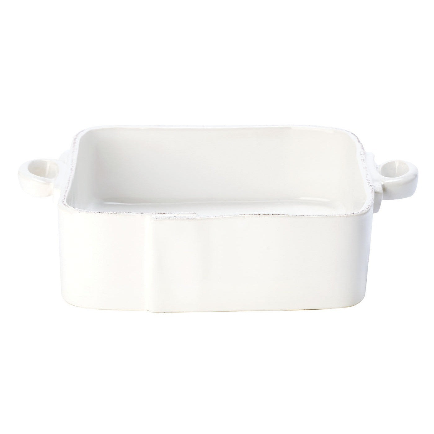 VIETRI: Lastra White Square Baker - tops-selection.shop