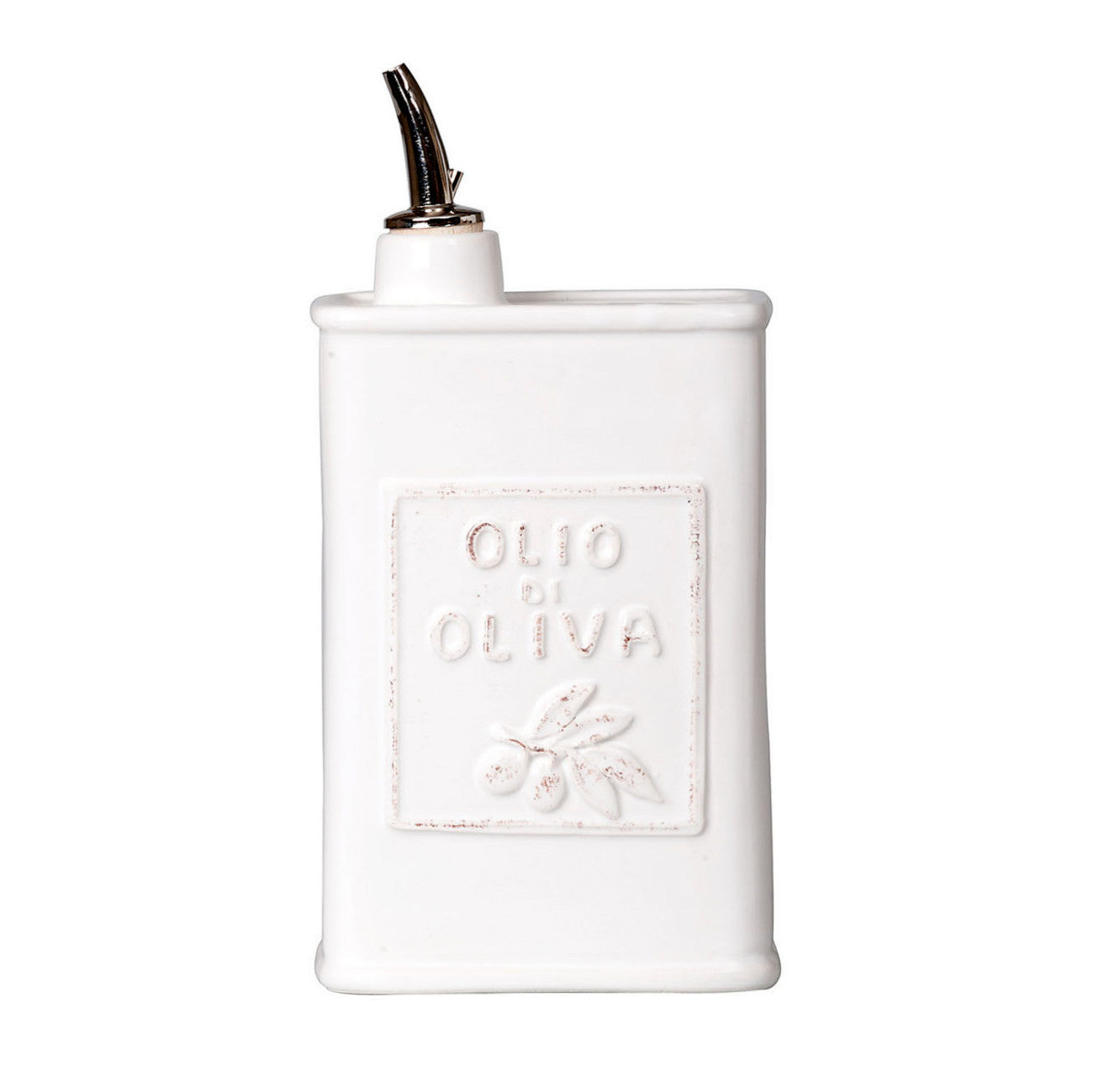 VIETRI: Lastra White Olive Oil Can Dispenser - tops-selection.shop