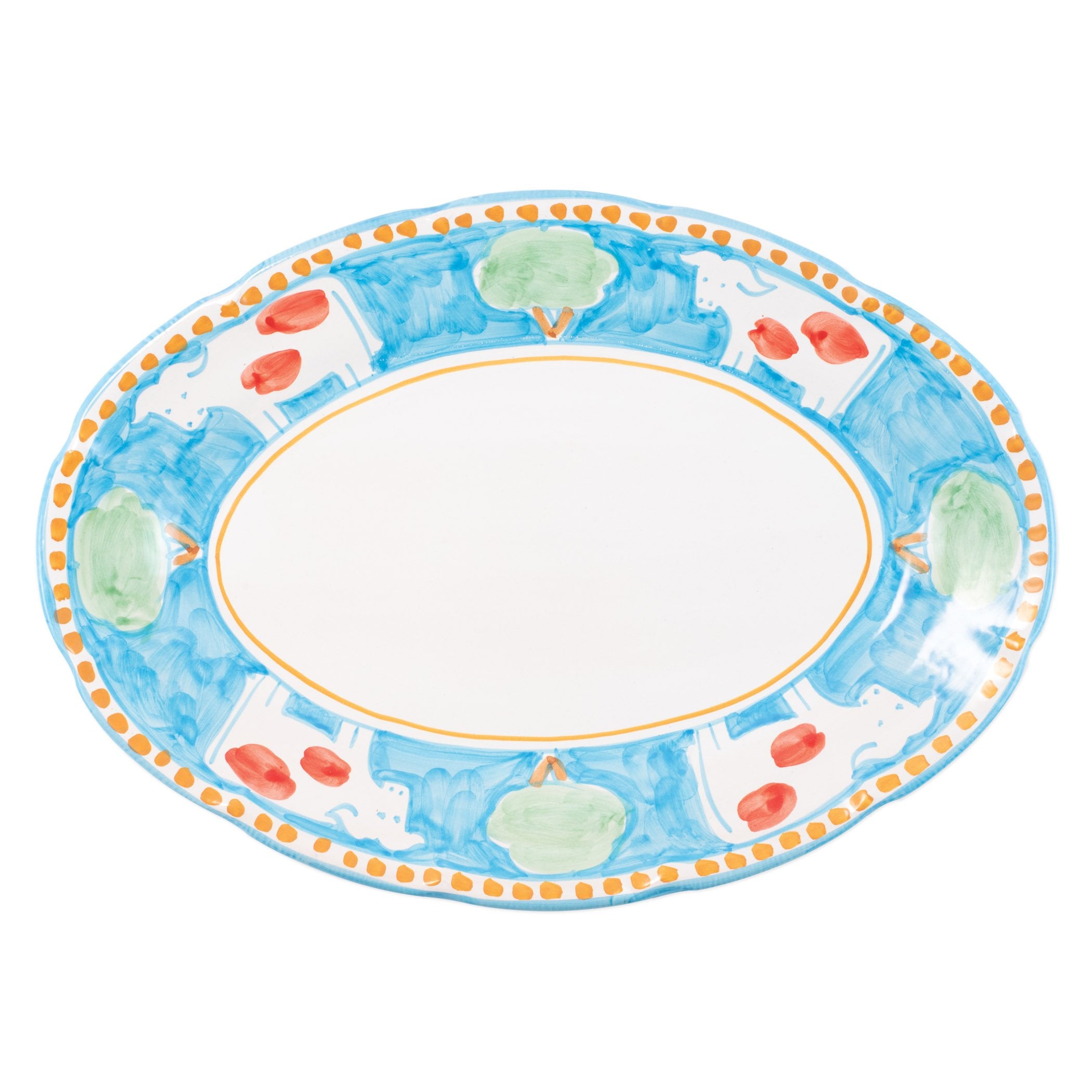 VIETRI: CAMPAGNA Mucca Oval Platter - tops-selection.shop