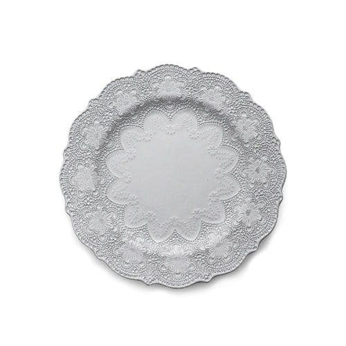 ARTE ITALICA: Merletto White Dinner Plate - tops-selection.shop
