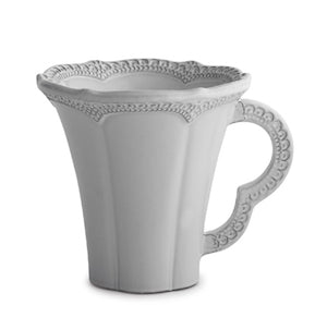 ARTE ITALICA: Merletto White Mug - tops-selection.shop