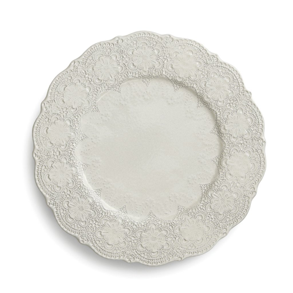 ARTE ITALICA: Merletto Antique Charger - tops-selection.shop