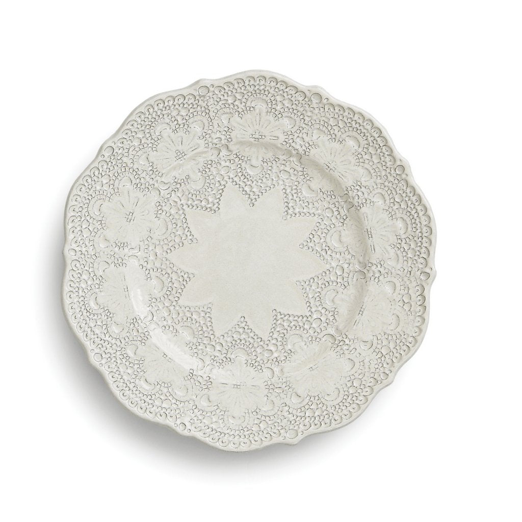 ARTE ITALICA: Merletto Antique Salad/Dessert Plate - tops-selection.shop
