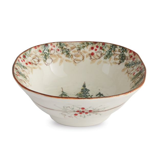 ARTE ITALICA: Natale Pasta/Cereal Bowl - tops-selection.shop