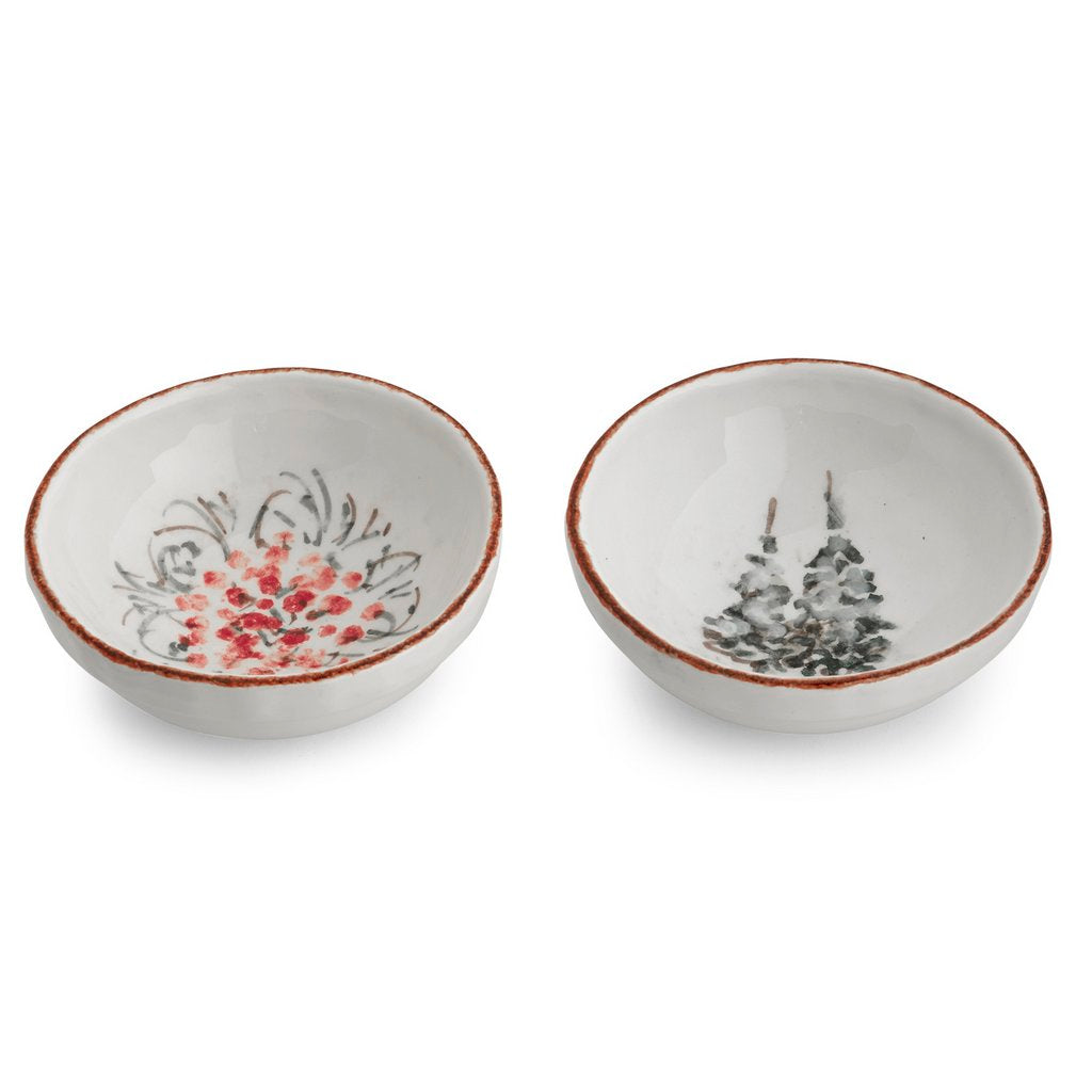 ARTE ITALICA: Natale Small Dipping Bowl Set - tops-selection.shop