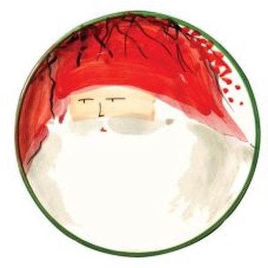 VIETRI: Old St Nick Canape Plate (Shipped assorted any of the four depicted) - tops-selection.shop
