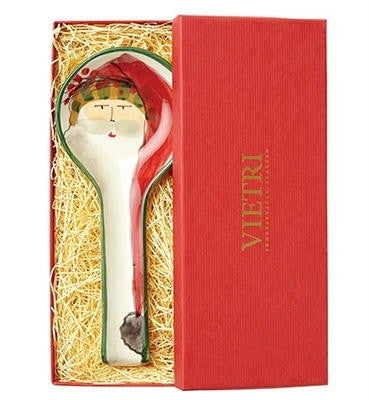 VIETRI: Old St Nick Spoon Rest (In Gift Box) - tops-selection.shop