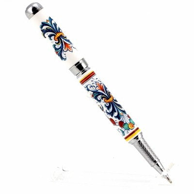 ART PEN: Artistica ROLLER BALL pen Ceramic Porcelain Ricco Deruta design - tops-selection.shop