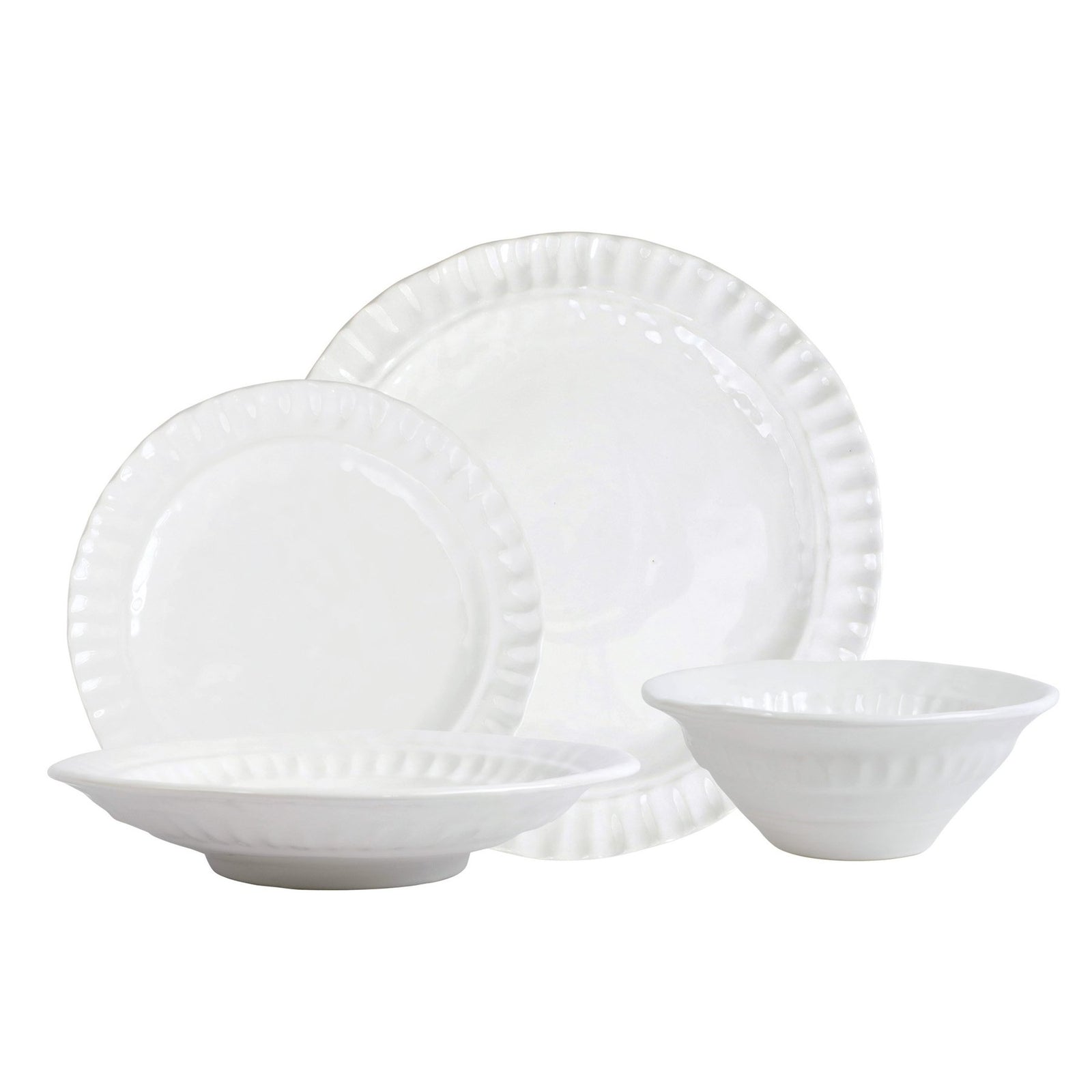 VIETRI: Pietra Serena Sixteen-Piece Place Setting - tops-selection.shop