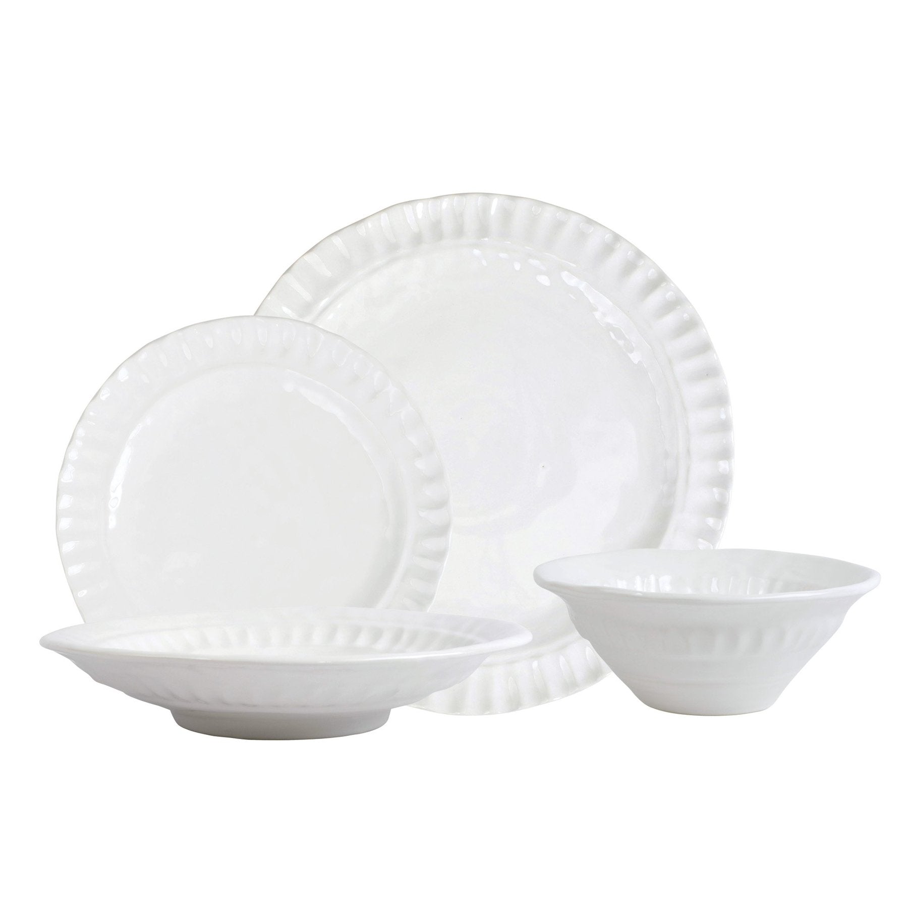 VIETRI: Pietra Serena Sixteen-Piece Place Setting - tops-selection.shop