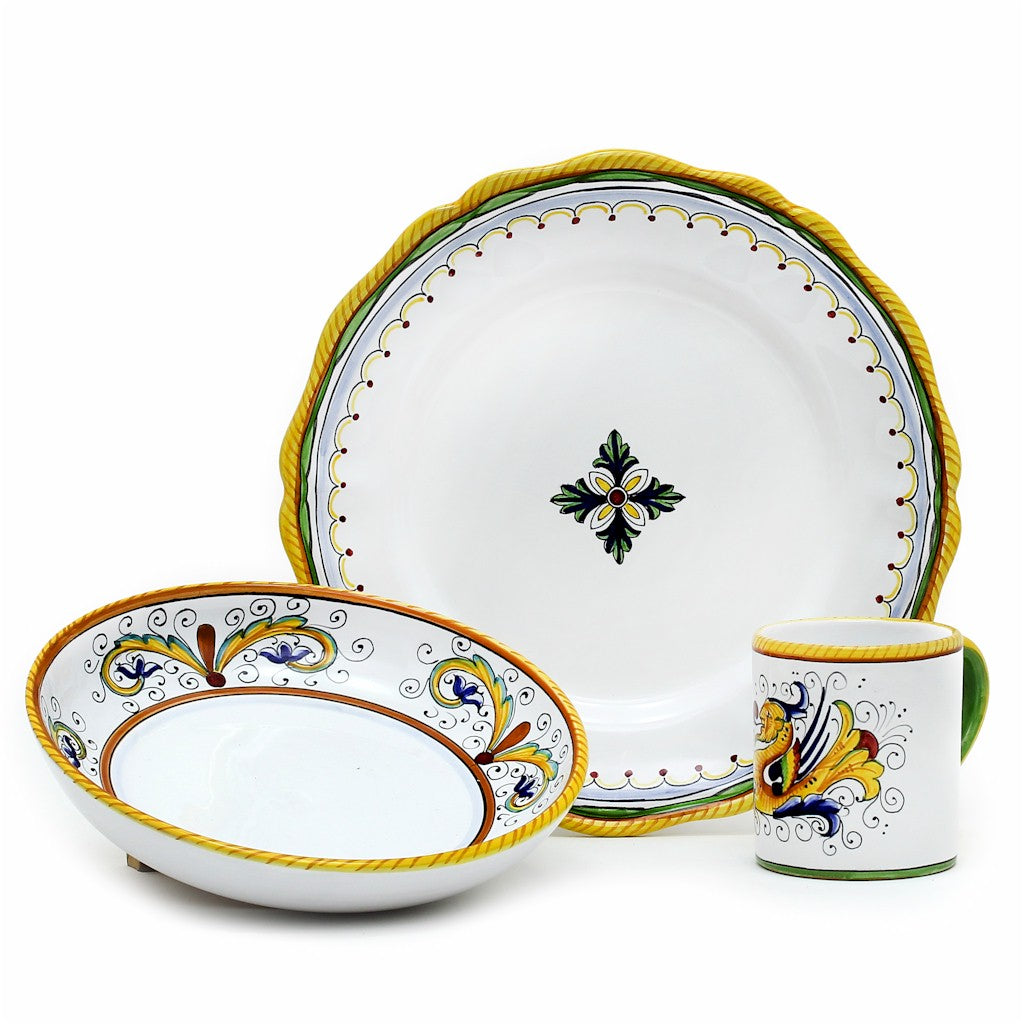 RAFFAELLESCO: 3 Pieces Place Setting - tops-selection.shop