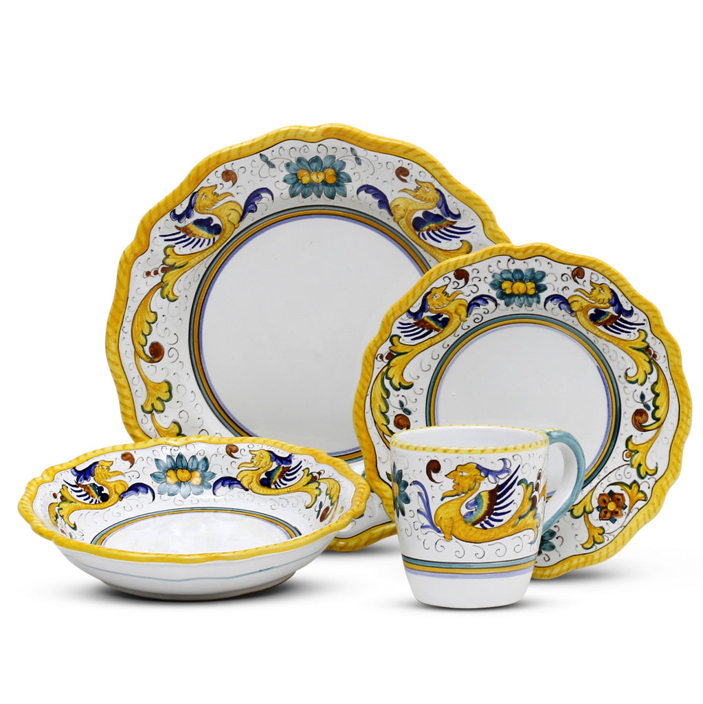 RAFFAELLESCO CLASSICO: 4 Pieces Place Setting - tops-selection.shop