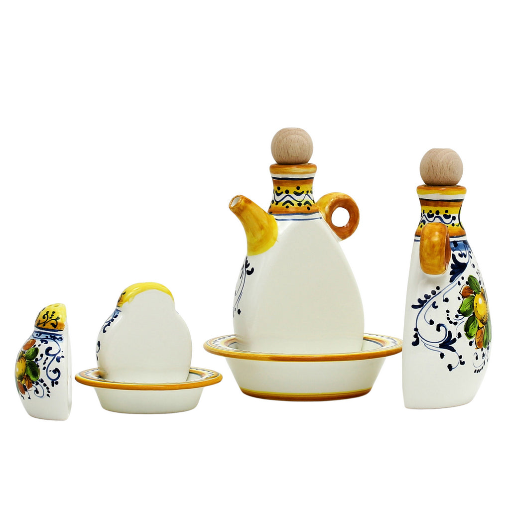 LIMONCINI: 'The Better Half' Oil+Vinegar and Salt+Pepper Sets - tops-selection.shop