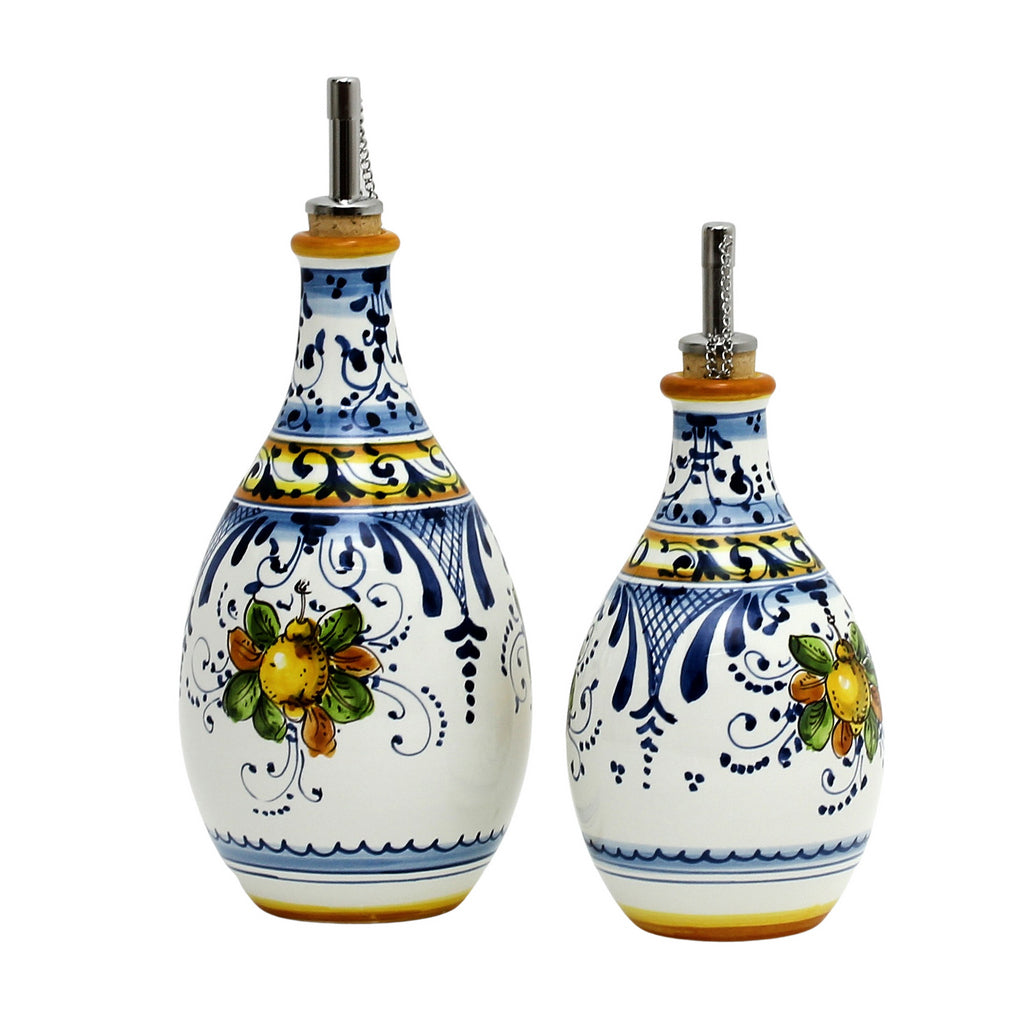 LIMONCINI:  Olive Oil and Vinegar (Aceto) Bottles/Dispenser Set - tops-selection.shop