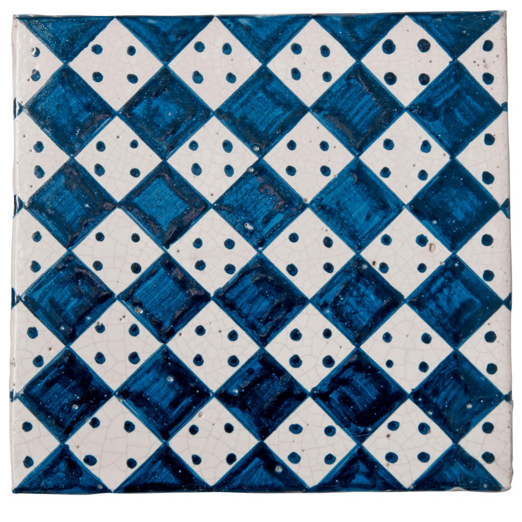 ANTICA DERUTA: Hand Painted Ceramic Authentic Deruta Tile - tops-selection.shop