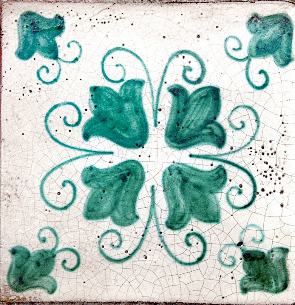 ANTICA DERUTA: Hand Painted Ceramic Authentic Deruta Tile - tops-selection.shop