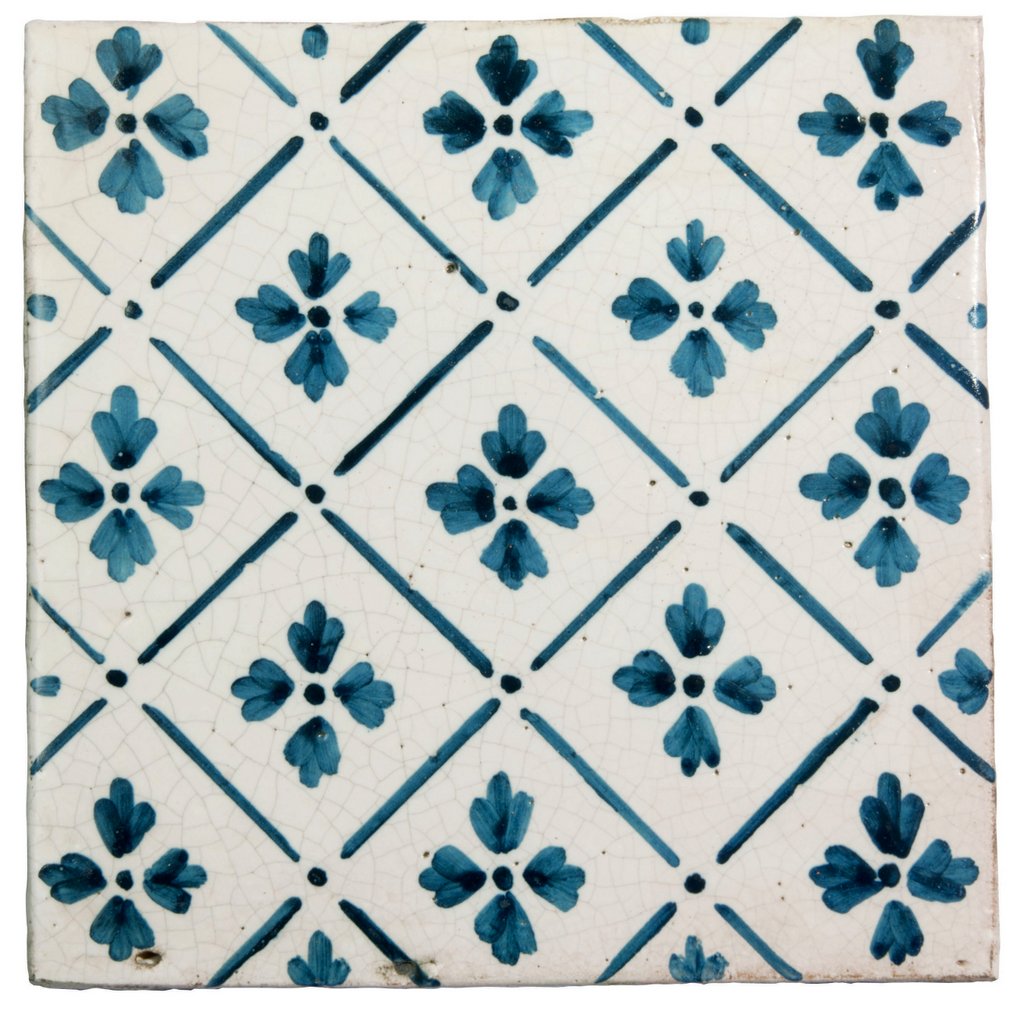 ANTICA DERUTA: Hand Painted Ceramic Authentic Deruta Tile - tops-selection.shop