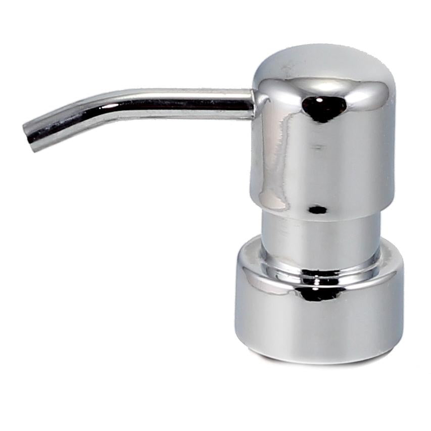 DERUTA VARIO BLUE: Liquid Soap/Lotion Dispenser with Chrome Pump (Medium 18 OZ) - tops-selection.shop