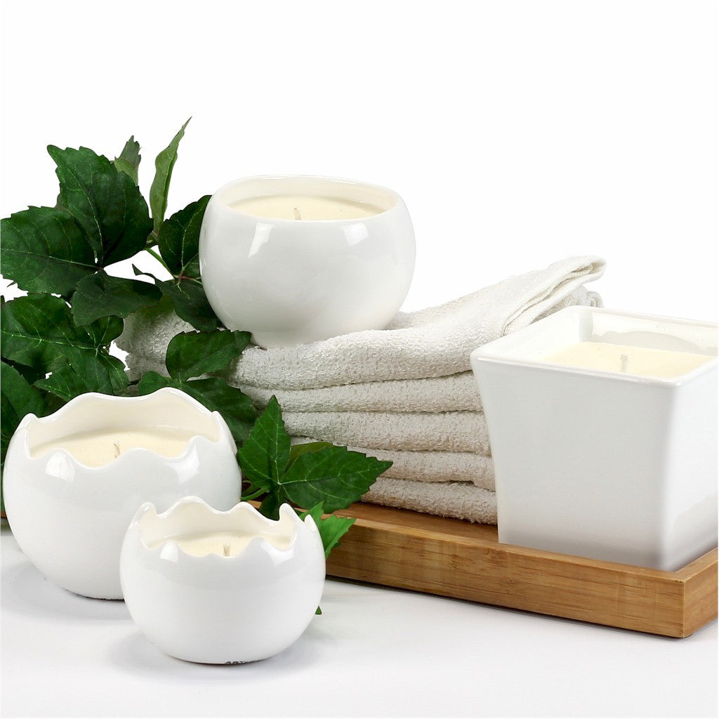 PURITY SPA CANDLE: Sphera Candle 'Cloud' pure White - tops-selection.shop