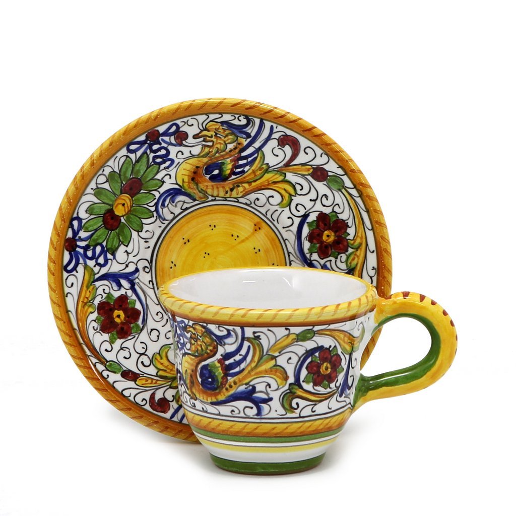 RAFFAELLESCO DELUXE: Espresso cup and Saucer - tops-selection.shop