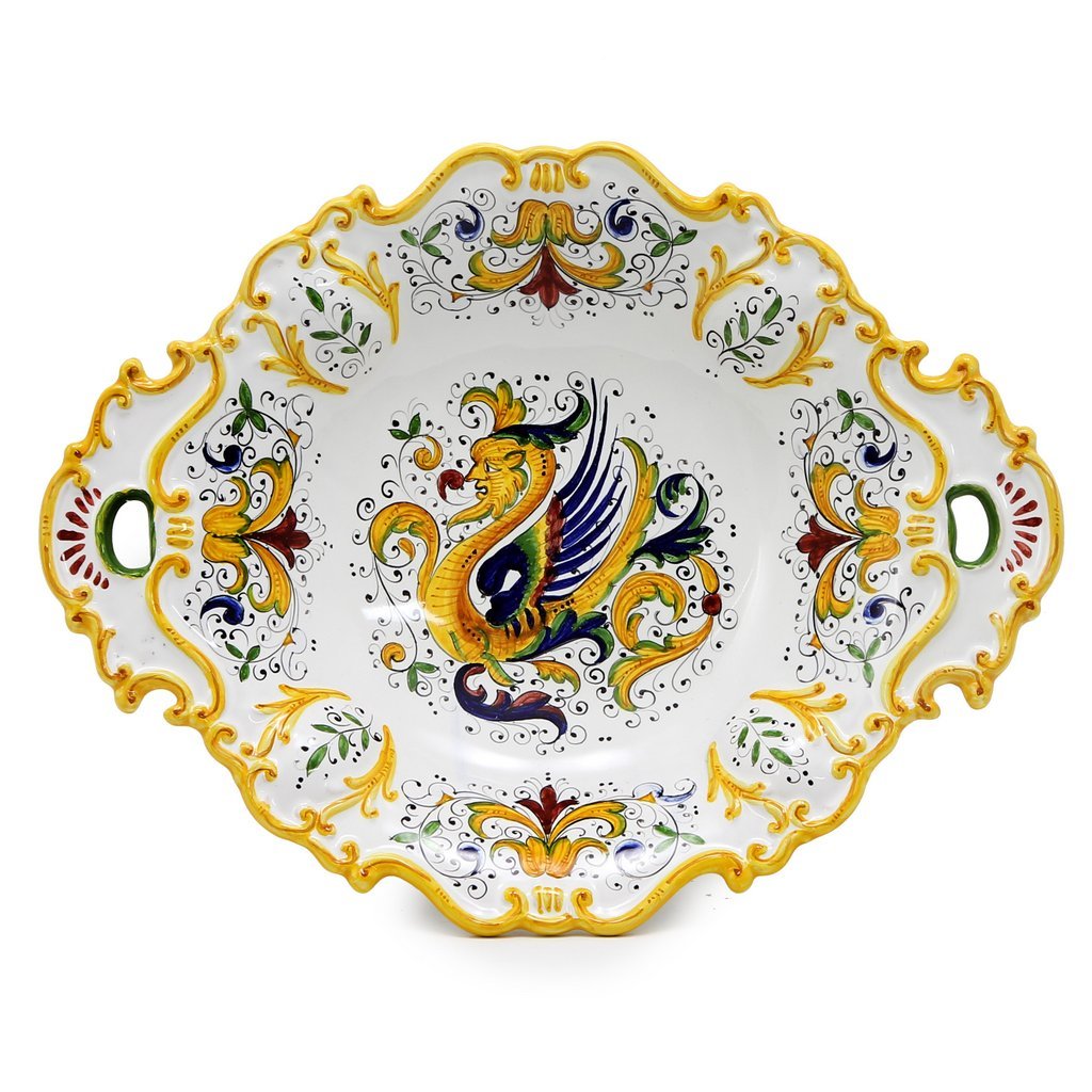 RAFFAELLESCO DELUXE: Oval Tray with Handles [R] - tops-selection.shop