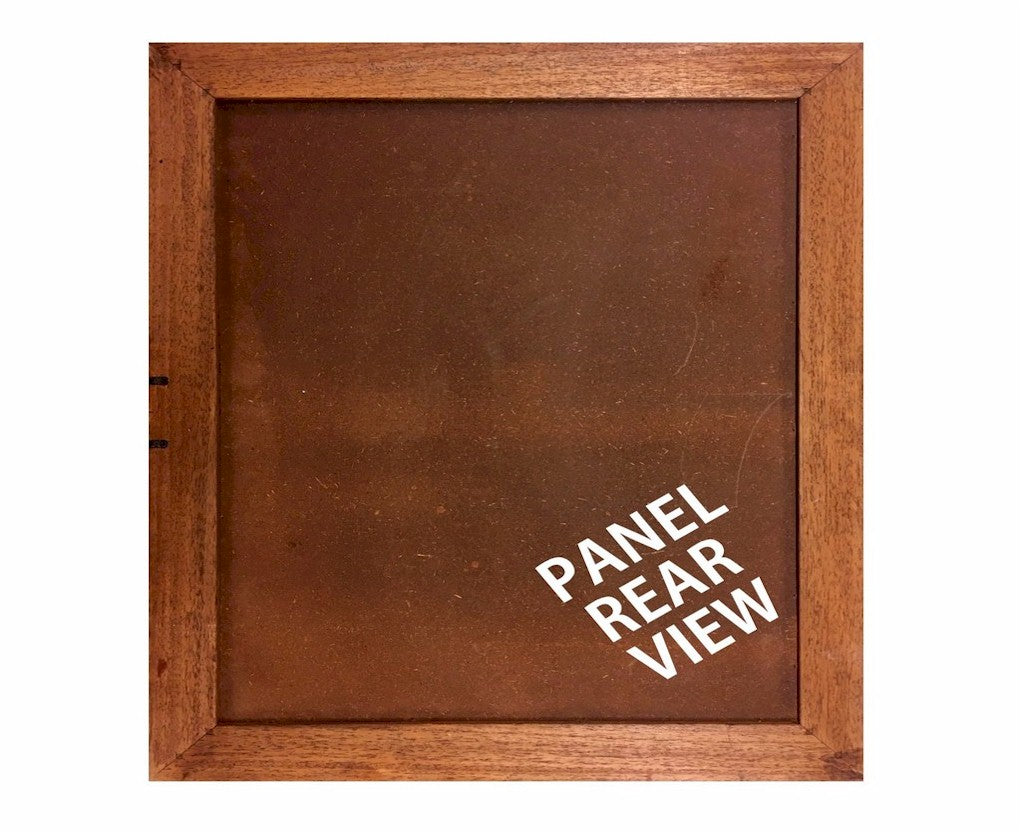 ANTICA DERUTA: Hand Painted Framed Ceramic Tiles Panel - Fruit on bowl - tops-selection.shop