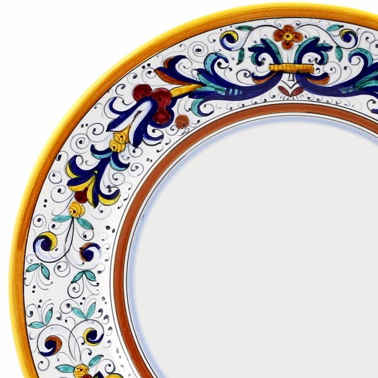 RICCO DERUTA: Dinner Plate - White Center - tops-selection.shop