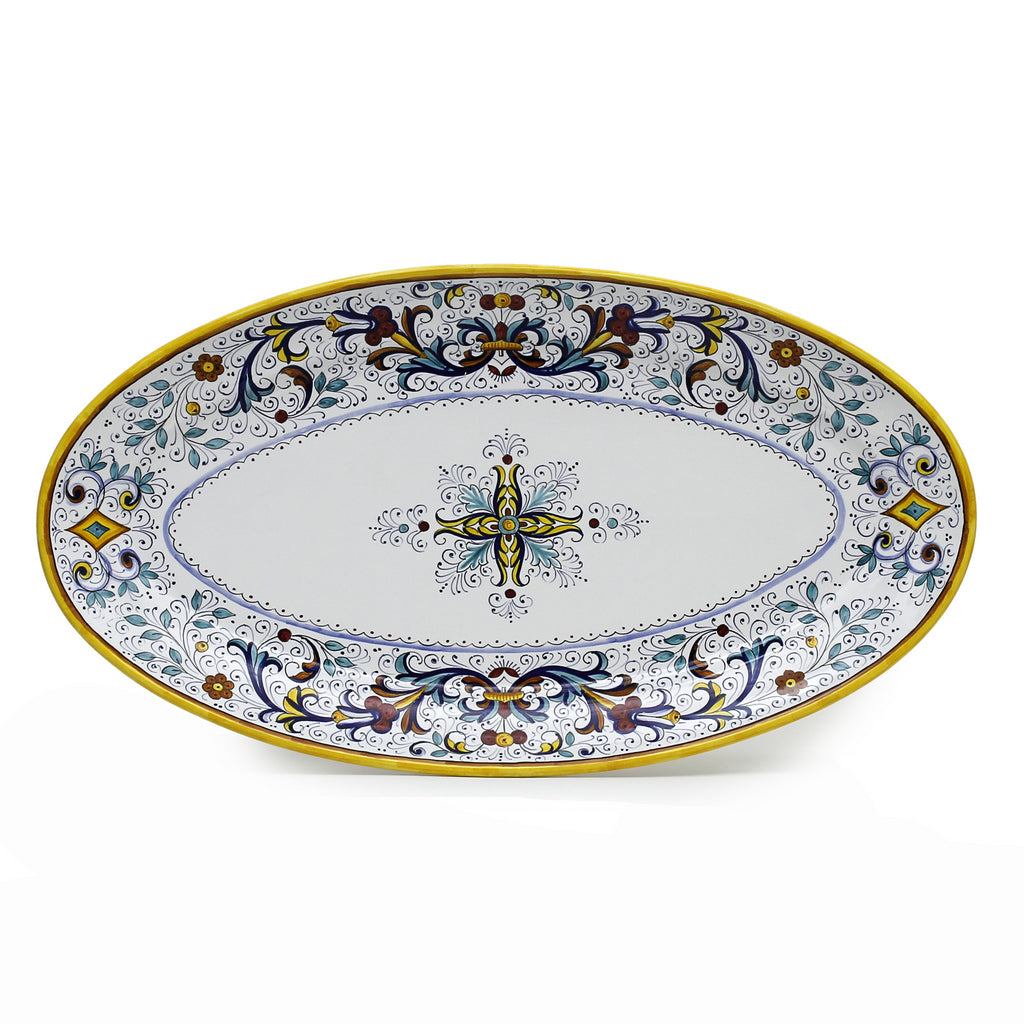 RICCO DERUTA DELUXE: Extra Large Oval Turkey Platter - tops-selection.shop