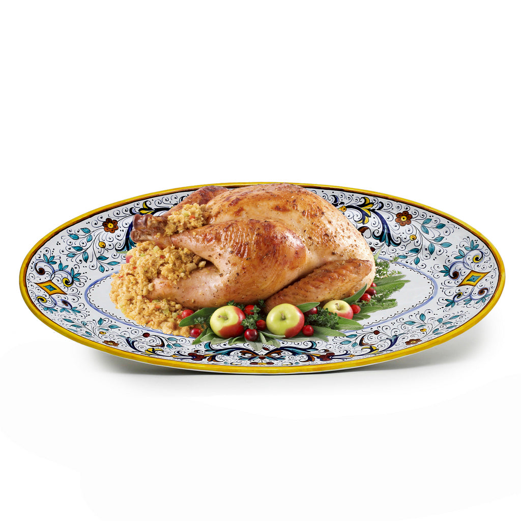 RICCO DERUTA DELUXE: Extra Large Oval Platter - tops-selection.shop