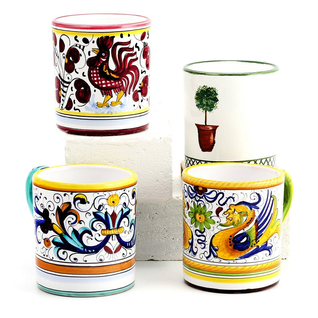 DERUTA MUGS: Set of FOUR Mugs as shown (RR.GI.RI.RA0009) - tops-selection.shop