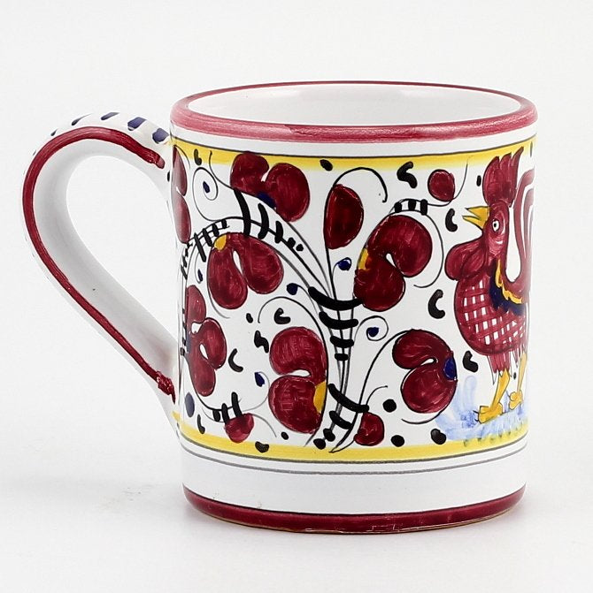 ORVIETO RED ROOSTER: 3 Pieces Place Setting - tops-selection.shop