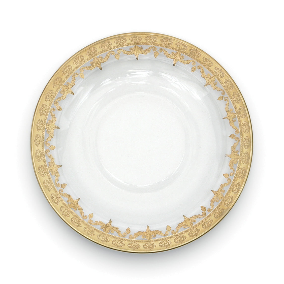 ARTE ITALICA: Vetro Gold Dinner Plate - tops-selection.shop