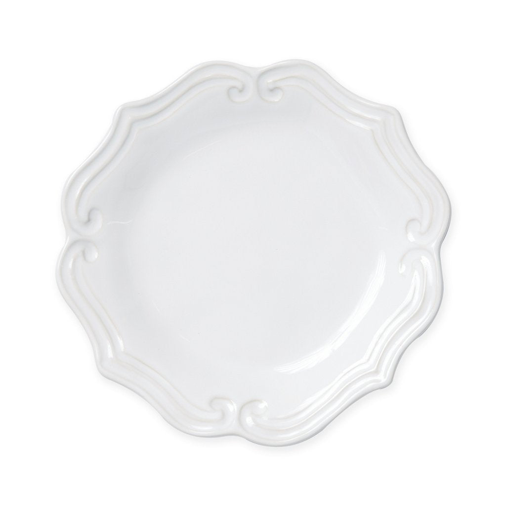 VIETRI: Incanto Stone White Baroque Salad Plate - tops-selection.shop