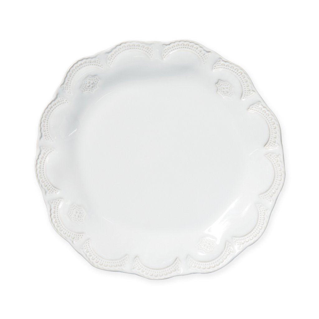 VIETRI: Incanto Stone White Lace Salad Plate - tops-selection.shop