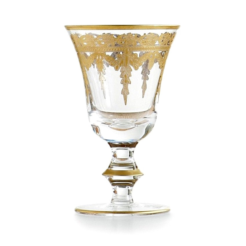 ARTE ITALICA: Vetro Gold Wine Glass - tops-selection.shop