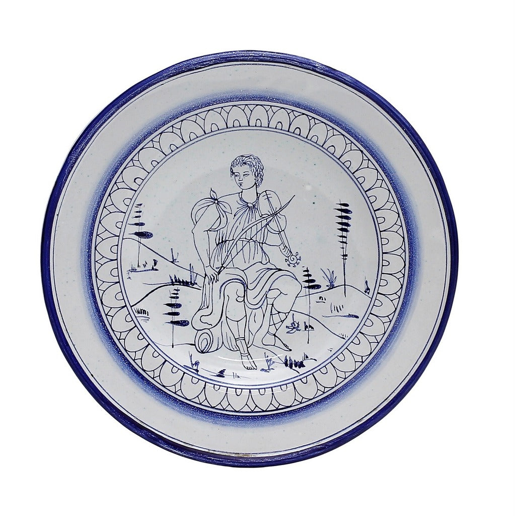 MONOTTI DERUTA: Amore Wall Plates with Noblewomen by the renowned Deruta artistic Claudio Monotti - (SET OF THREE) - tops-selection.shop
