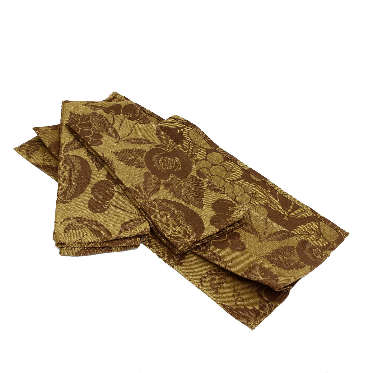 BUSATTI: Hand Towel SET OF 2 PCS Jacquard (100% Linen) CAMEL BROWN - tops-selection.shop