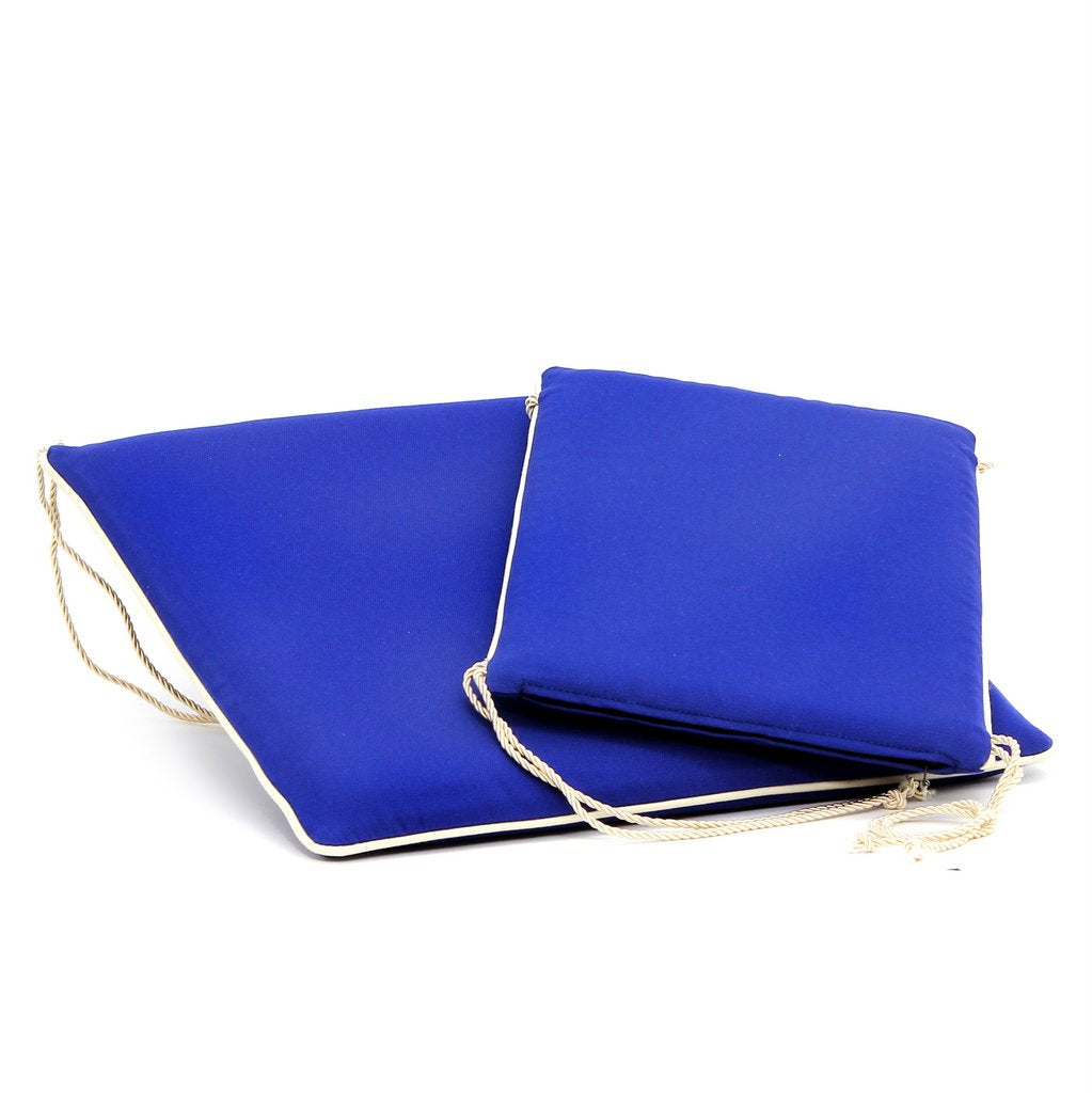 CUSHION SEAT: 100% Cotton Deluxe Chair Cushion - For AURORA Chair in Deruta, Italy. - tops-selection.shop