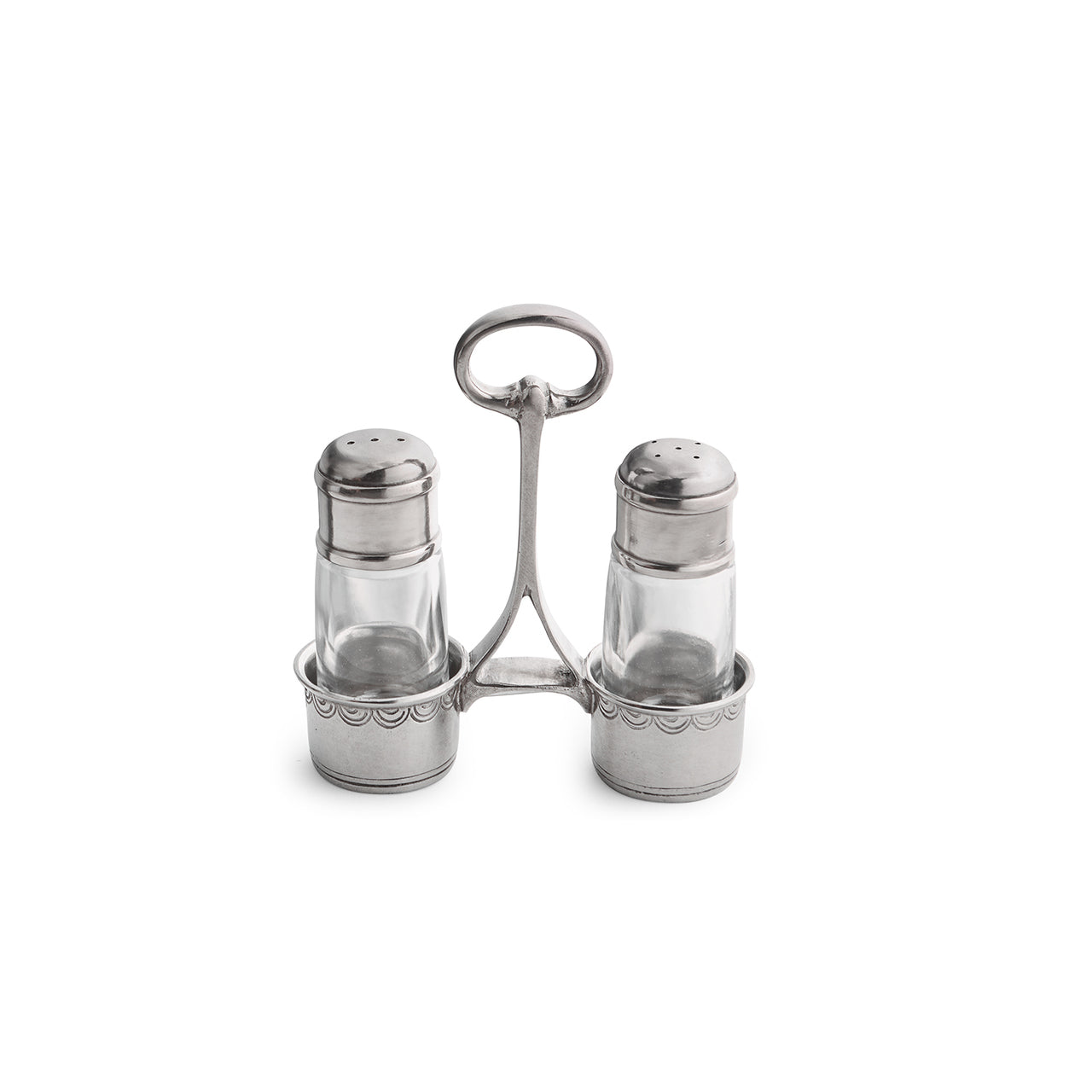 ARTE ITALICA: Tavola Tall Salt and Pepper with Caddy - tops-selection.shop